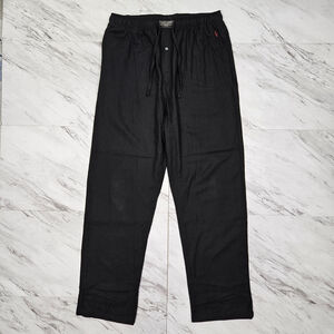 Polo Ralph Lauren Mens Sleepwear Lounge Pants Medium Cotton Black